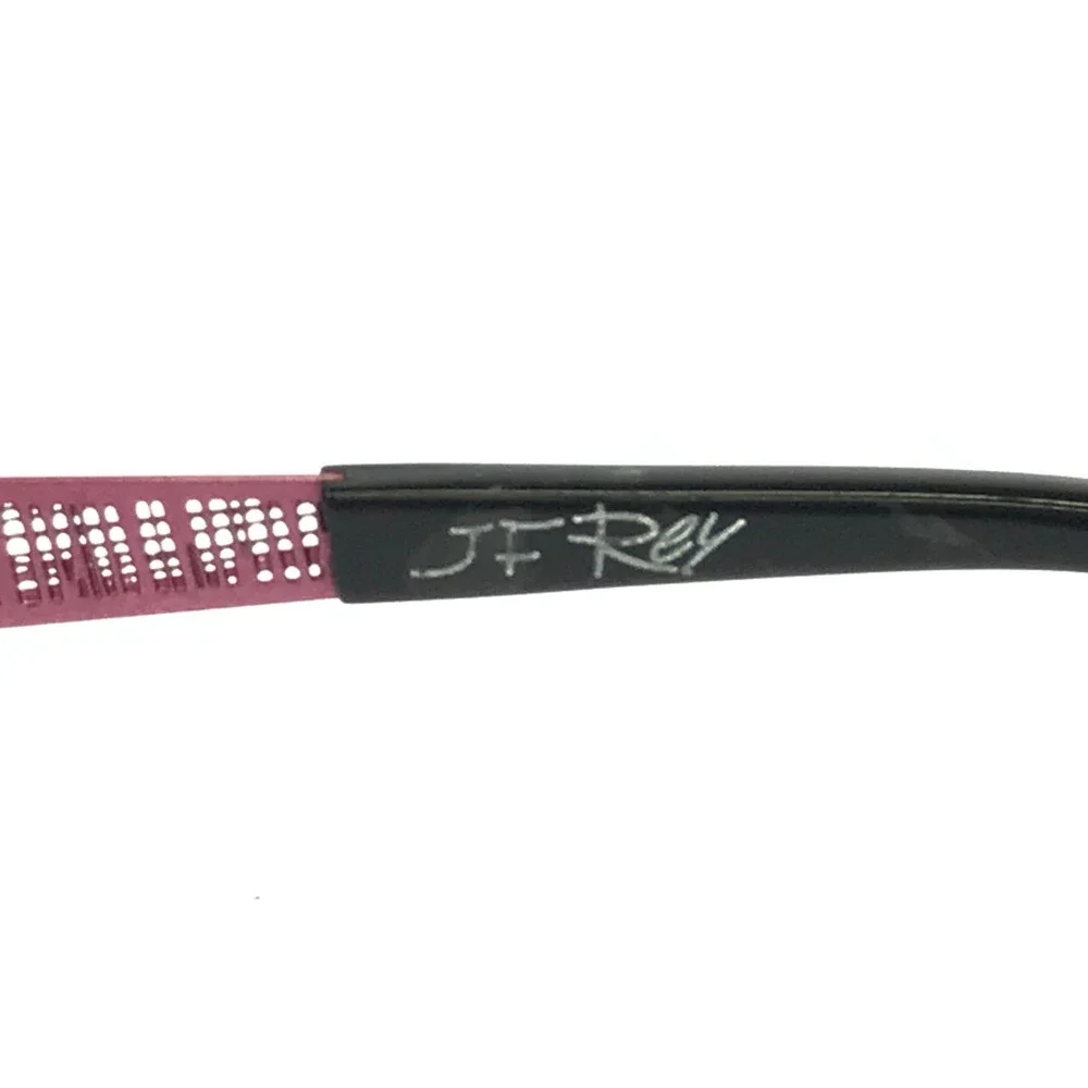 J.F. Rey Eyeglasses Frames JF2587 3072 Red Pink Matte Half Rim 54-17-140